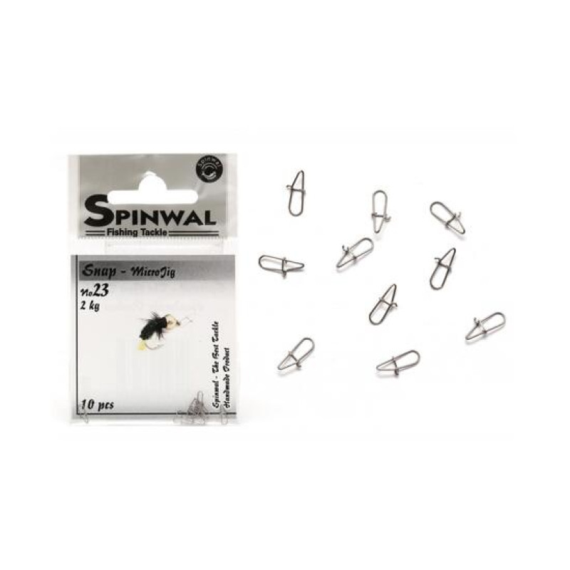 Застежка Spinwal Snap MicroJig size 23 2kg 10pcs Застежка Spinwal Snap MicroJig size 23 2kg 10pcs