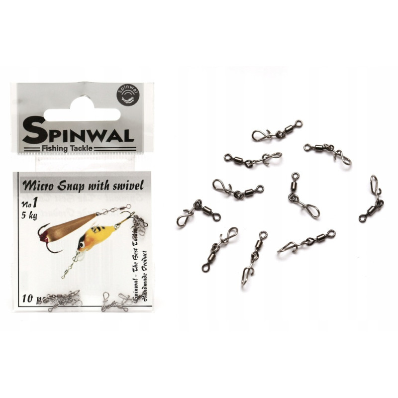 Застежка Spinwal Snap size 12S 12kg 10pcs Застежка Spinwal Snap size 12S 12kg 10pcs