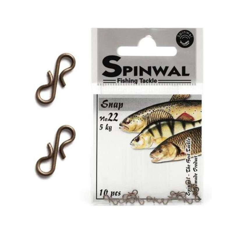 Застежка Spinwal Snap size 22 5kg 10pcs Застежка Spinwal Snap size 22 5kg 10pcs