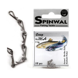 Застежка Spinwal Snap size 20A 5kg 10pcs Застежка Spinwal Snap size 20A 5kg 10pcs