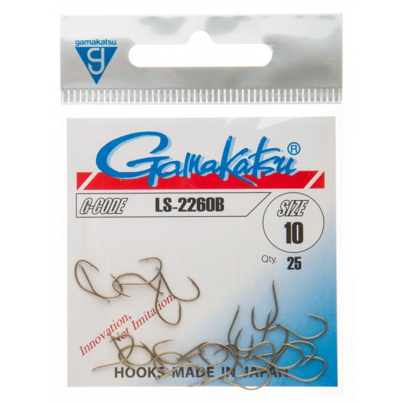 Крючки офсетные Gamakatsu Worm Hook 314 MB - #2/0 - Интернет-магазин  товаров для рыбалки Эбису