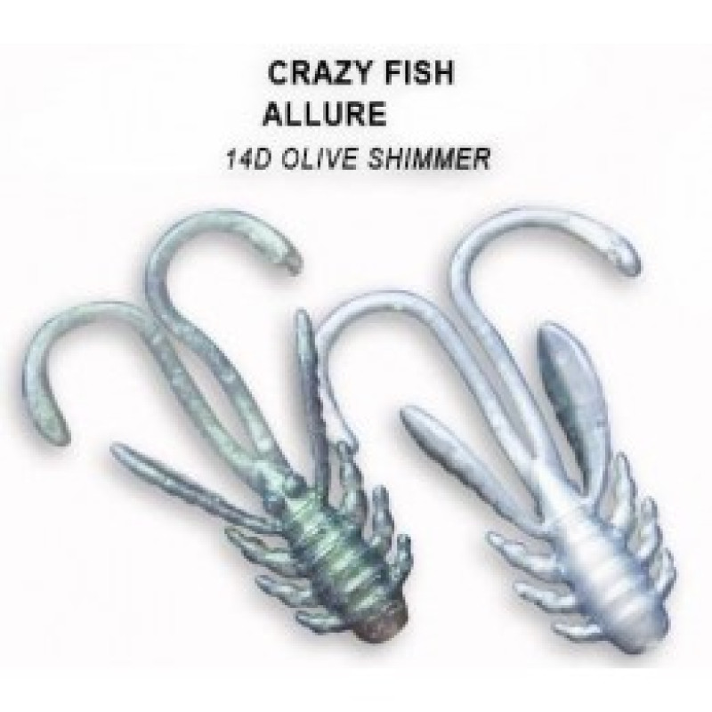 Силиконовая приманка Crazy Fish Allure 1.1" 46-27-14d-6 Силиконовая приманка Crazy Fish Allure 1.1" 46-27-14d-6