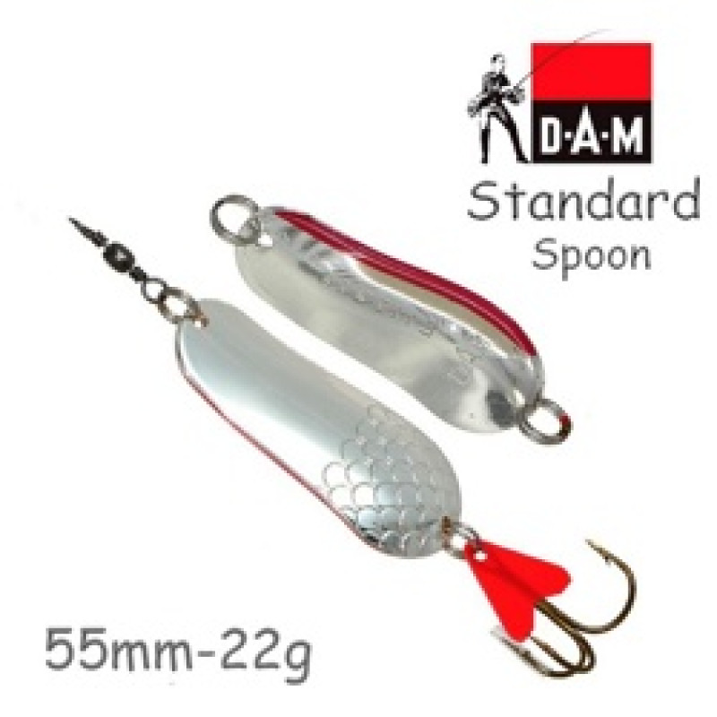 Блесна DAM FZ Standard Spoon 5.5cm 22g S Silver Блесна DAM FZ Standard Spoon 5.5cm 22g S Silver