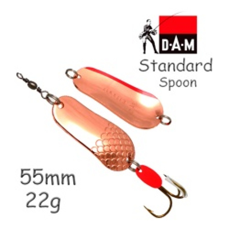Блесна DAM FZ Standard Spoon 5.5cm 22g S Copper Блесна DAM FZ Standard Spoon 5.5cm 22g S Copper