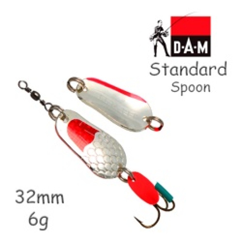 Блесна DAM FZ Standard Spoon 3.2cm 6g S Glitter Блесна DAM FZ Standard Spoon 3.2cm 6g S Glitter