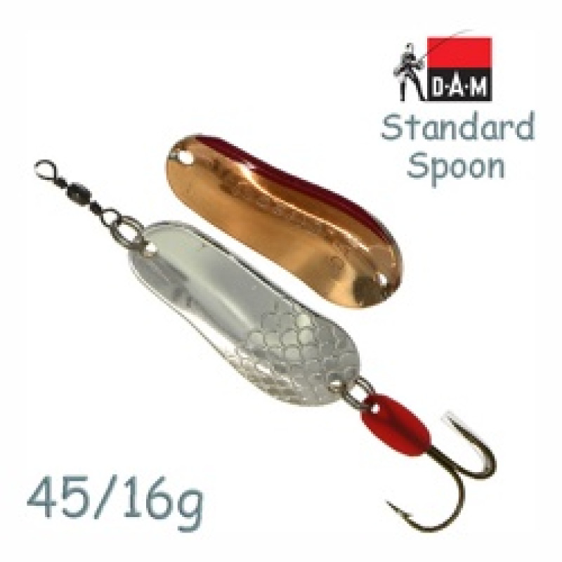Блесна DAM FZ Standard Spoon 4.5cm 16g S Silver/Copper Блесна DAM FZ Standard Spoon 4.5cm 16g S Silver/Copper