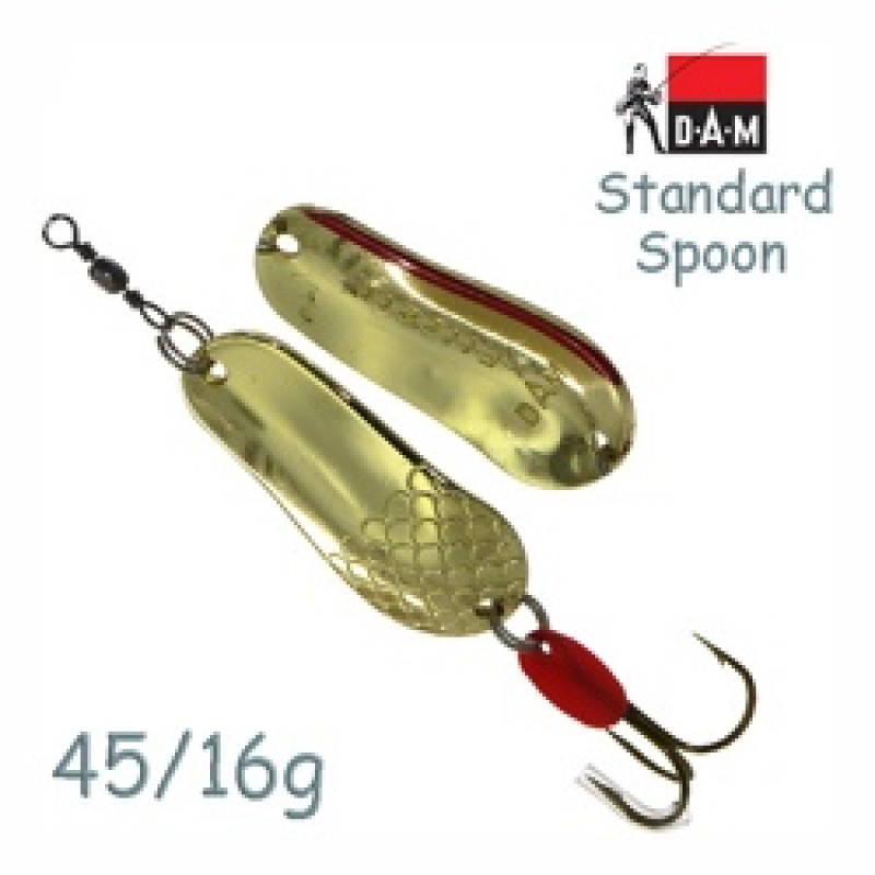 Блесна DAM FZ STANDART SPOON 4.5cm 16g S Gold Блесна DAM FZ STANDART SPOON 4.5cm 16g S Gold