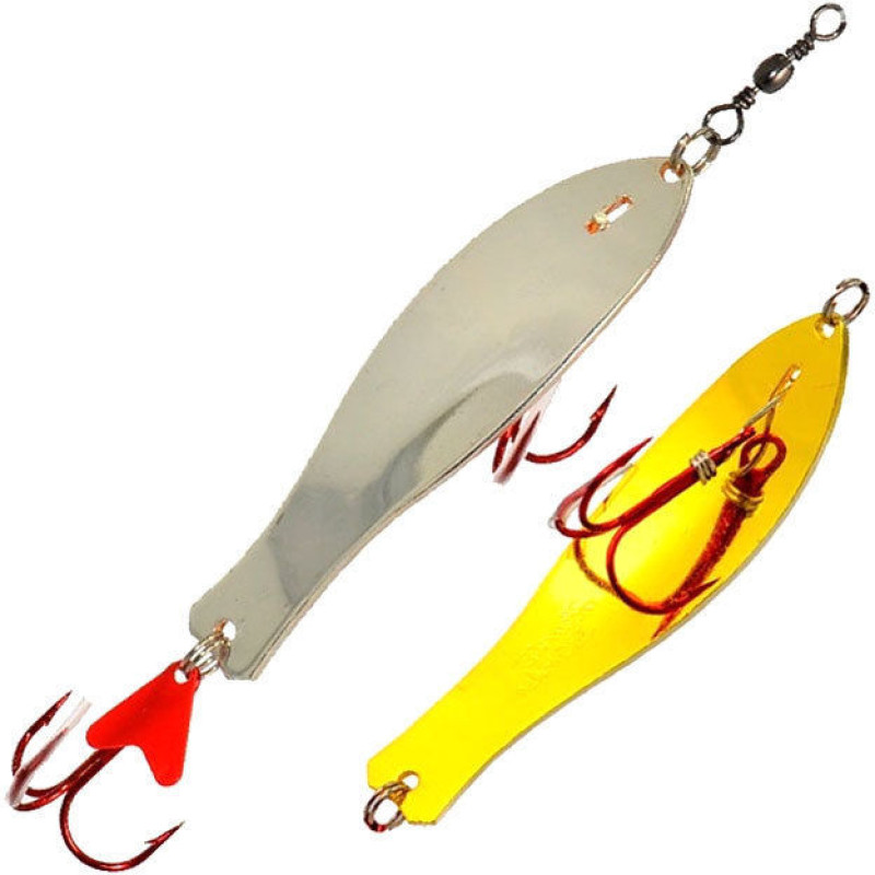 Блесна DAM FZ HEINTZ SPOON 11CM 45G SINKING SILVER/GOLD Блесна DAM FZ HEINTZ SPOON 11CM 45G SINKING SILVER/GOLD