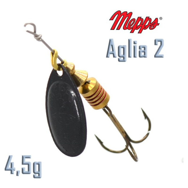 Блесна Mepps AGLIA 2 Black size 2 Блесна Mepps AGLIA 2 Black size 2