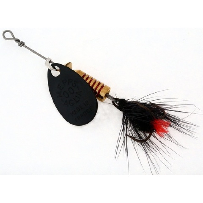 Блесна Mepps AGLIA MOUCHE 2 Black/Black Fly size 2 Блесна Mepps AGLIA MOUCHE 2 Black/Black Fly size 2