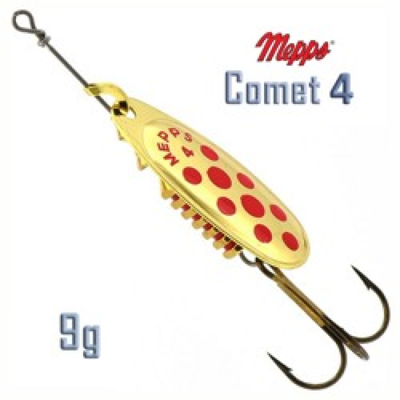 Блесна Mepps COMET 4 Gold/Red Dots size 4 Блесна Mepps COMET 4 Gold/Red Dots size 4