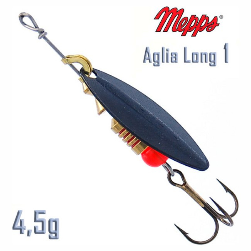Блесна Mepps AGLIA LONGUE 1 Black size 1 Блесна Mepps AGLIA LONGUE 1 Black size 1