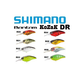 Воблер Shimano Bantam Kozak DR 54mm 8g 001 Red Craw