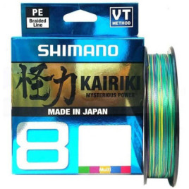 Шнур плетеный SHIMANO Kairiki 8 300m 0,23mm 22,5kg Multi color
