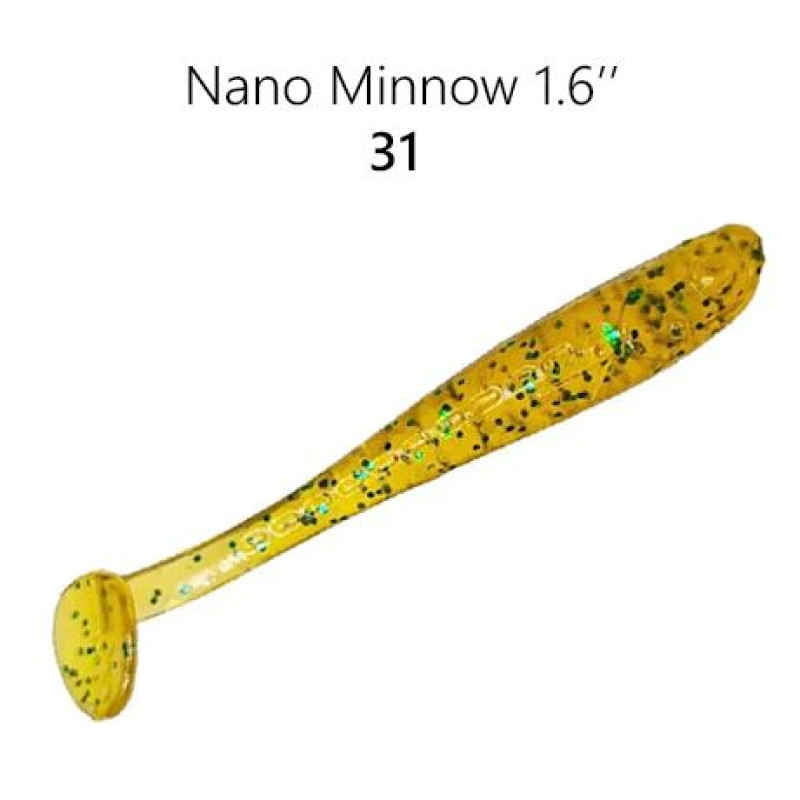 Силиконовая приманка Crazy Fish Nano Minnow 1.6" 6-40-31-6 Силиконовая приманка Crazy Fish Nano Minnow 1.6" 6-40-31-6
