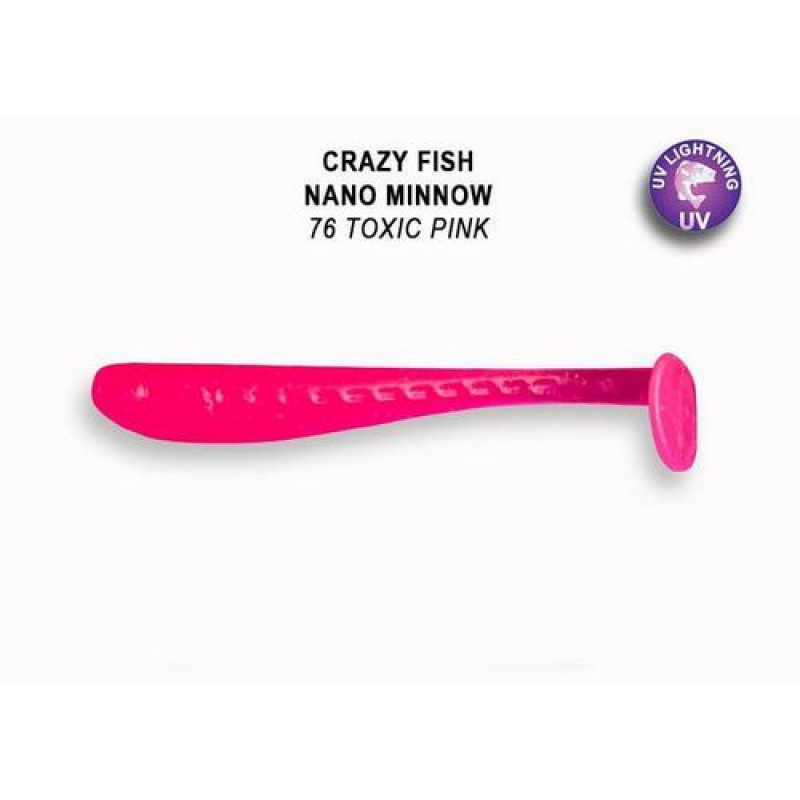 Силиконовая приманка Crazy Fish Nano Minnow 1.6" 6-40-76-6 Силиконовая приманка Crazy Fish Nano Minnow 1.6" 6-40-76-6