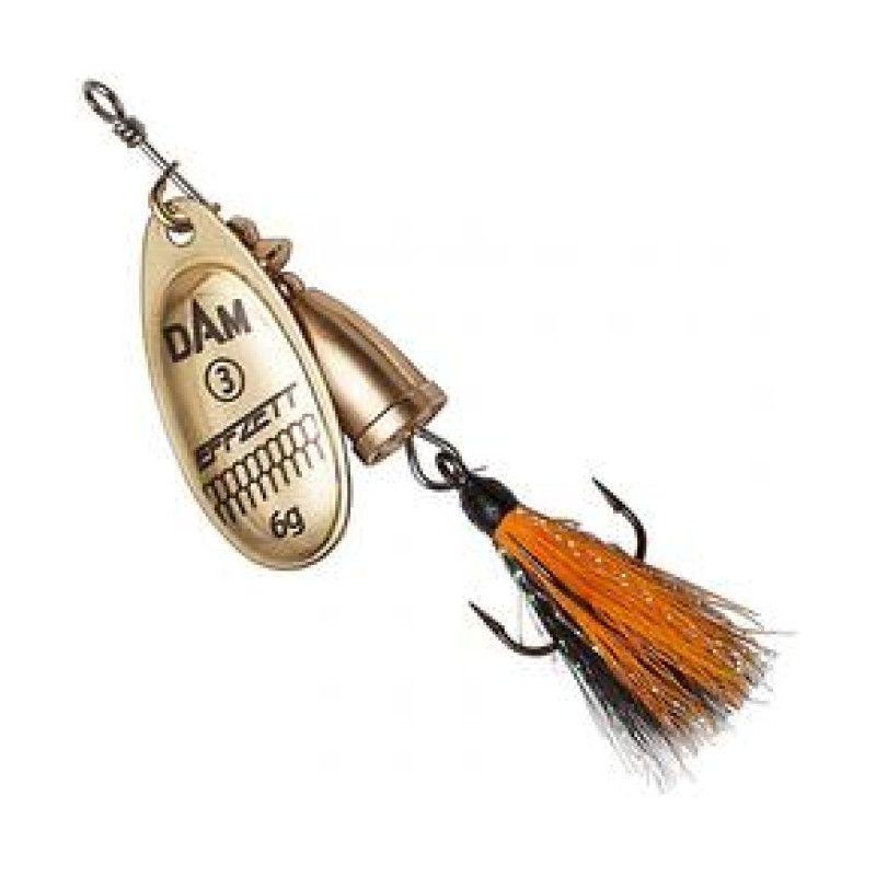 Блесна вращающаяся DAM FZ Executor Dressed Spinner #1 3g S Gold Блесна вращающаяся DAM FZ Executor Dressed Spinner #1 3g S Gold