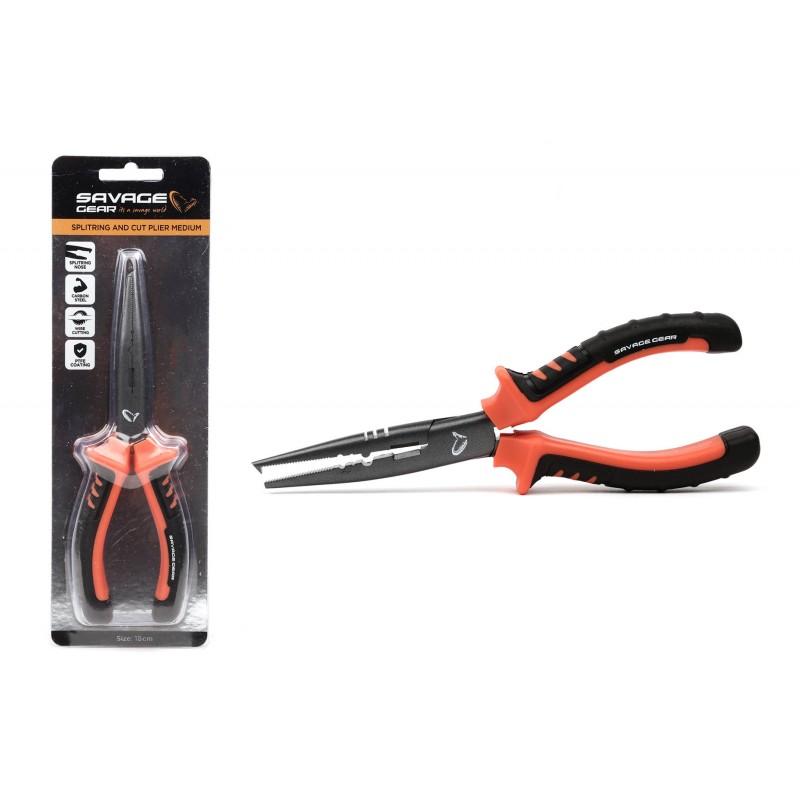 Инструмент Savage Gear MP Splitring and Cut Pliers M 17,5cm Инструмент Savage Gear MP Splitring and Cut Pliers M 17,5cm