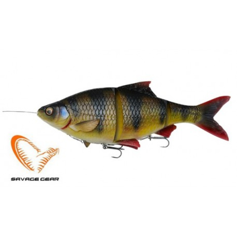 Приманка мягкая SAVAGE GEAR 4D Line Thru Roach 18cm 80g SS Perch Приманка мягкая SAVAGE GEAR 4D Line Thru Roach 18cm 80g SS Perch