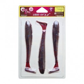 Силиконновая приманка Crazy Fish Vibro Fat 5.8" 74-145-73-6
