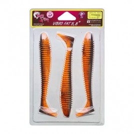 Силиконновая приманка Crazy Fish Vibro Fat 5.8" 74-145-8d-6