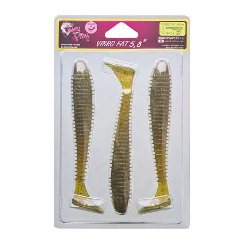 Силиконновая приманка Crazy Fish Vibro Fat 5.8" 74-145-1-6 Силиконновая приманка Crazy Fish Vibro Fat 5.8" 74-145-1-6