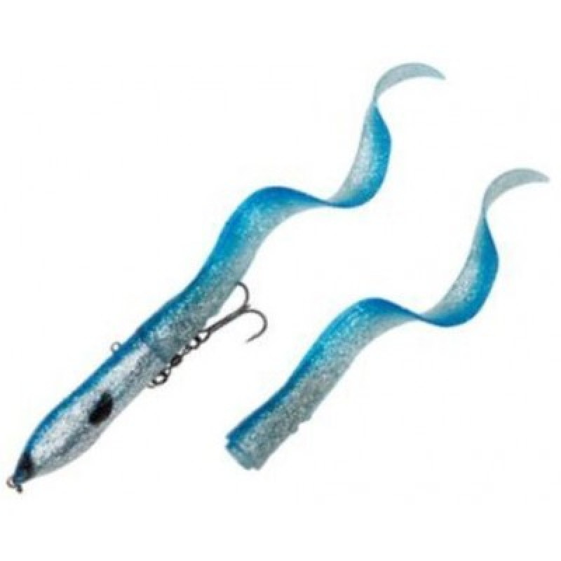 Приманка мягкая SAVAGE GEAR 3D Hard Eel 2+1 17cm 50g SS Blue Silver Приманка мягкая SAVAGE GEAR 3D Hard Eel 2+1 17cm 50g SS Blue Silver