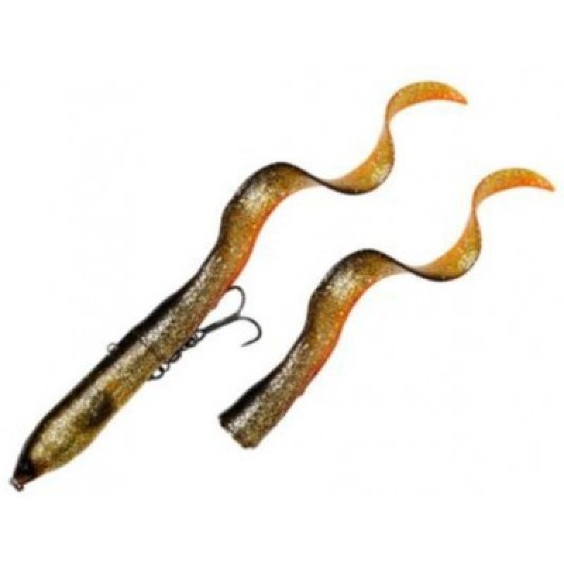 Приманка мягкая SAVAGE GEAR 3D Hard Eel 2+1 17cm 50g SS Black Gold Приманка мягкая SAVAGE GEAR 3D Hard Eel 2+1 17cm 50g SS Black Gold