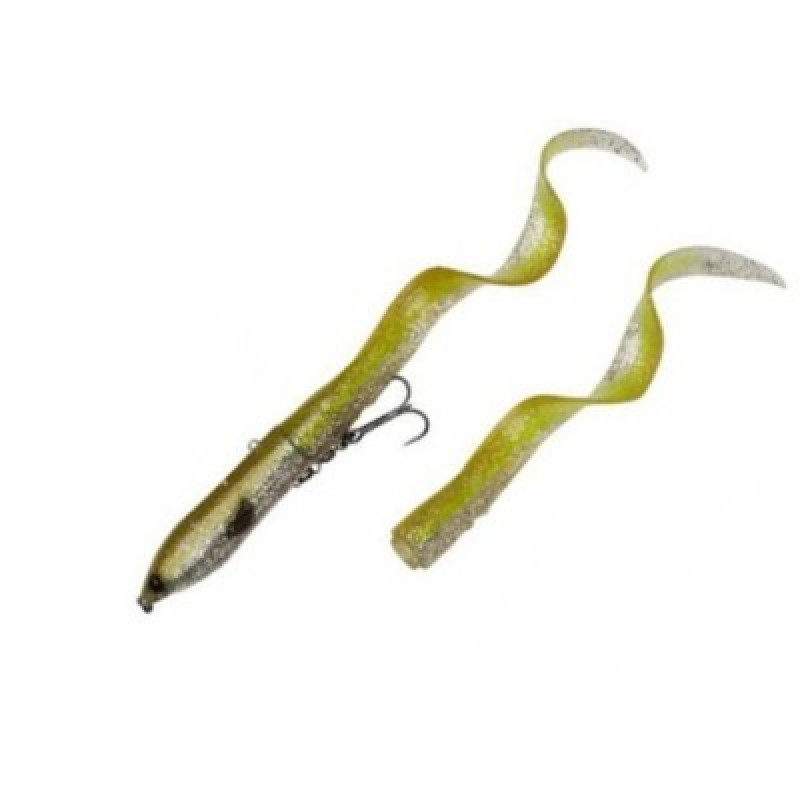 Приманка мягкая SAVAGE GEAR 3D Hard Eel 2+1 17cm 50g SS Green Silver Ayu Приманка мягкая SAVAGE GEAR 3D Hard Eel 2+1 17cm 50g SS Green Silver Ayu