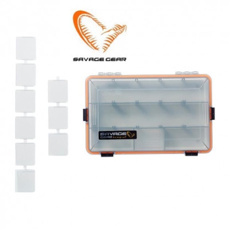 Коробка для приманок SAVAGE GEAR WP Lurebox 5B Smoke 35,5X23X5cm Коробка для приманок SAVAGE GEAR WP Lurebox 5B Smoke 35,5X23X5cm