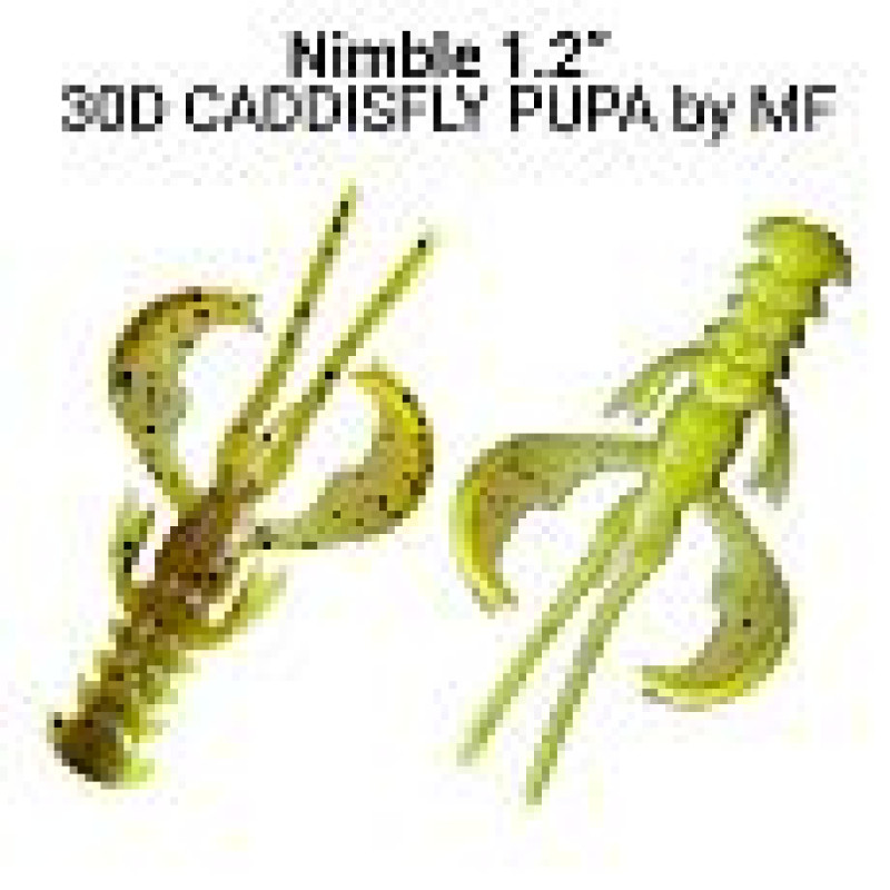 Силиконовая приманка Crazy Fish Nimble 1.2" 76-30-30d-6 Силиконовая приманка Crazy Fish Nimble 1.2" 76-30-30d-6