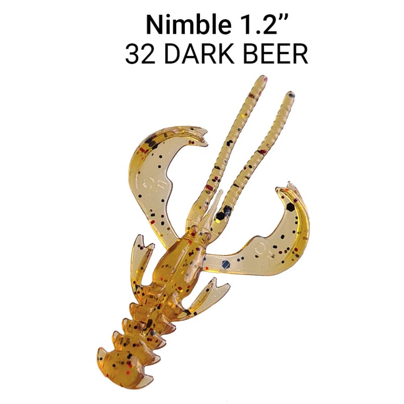 Силиконовая приманка Crazy Fish Nimble 1.2" 76-30-32-6 Силиконовая приманка Crazy Fish Nimble 1.2" 76-30-32-6