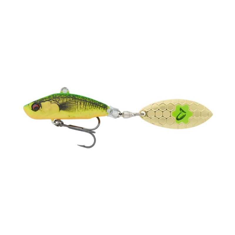 Тейл спиннер SAVAGE GEAR 3D Sticklebait Tailspin 7.3cm/ 13g/ Sinking/ Firetiger Тейл спиннер SAVAGE GEAR 3D Sticklebait Tailspin 7.3cm/ 13g/ Sinking/ Firetiger