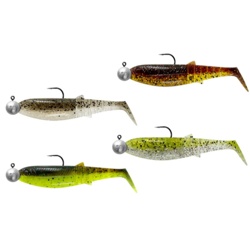 Приманка Savage Gear Cannibal Shad 12,5cm 20G+12,5g #5/0 Clearwater Mix 4+4pcs Приманка Savage Gear Cannibal Shad 12,5cm 20G+12,5g #5/0 Clearwater Mix 4+4pcs