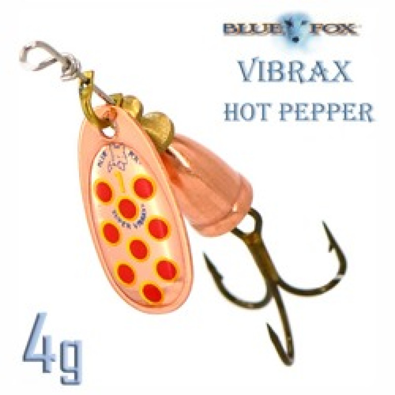 Блесна вращающаяся BLUE FOX Hot Pepper 1 /CYR / 4гр. Блесна вращающаяся BLUE FOX Hot Pepper 1 /CYR / 4гр.