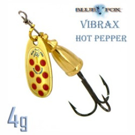 Блесна вращающаяся BLUE FOX Hot Pepper 1 /GYR / 4гр.