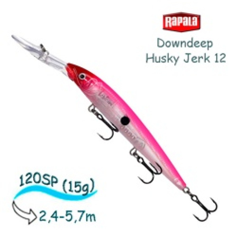 Воблер RAPALA Downdeep Husky Jerk 12 /GPCL /суспендер/ 2,4-5,7м, 12см, 15гр. Воблер RAPALA Downdeep Husky Jerk 12 /GPCL /суспендер/ 2,4-5,7м, 12см, 15гр.