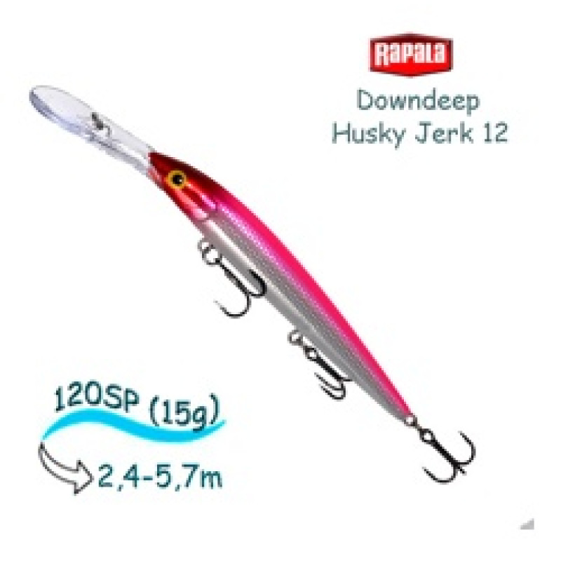 Воблер RAPALA Downdeep Husky Jerk 12 /PCL /суспендер/ 2,4-5,7м, 12см, 15гр. Воблер RAPALA Downdeep Husky Jerk 12 /PCL /суспендер/ 2,4-5,7м, 12см, 15гр.