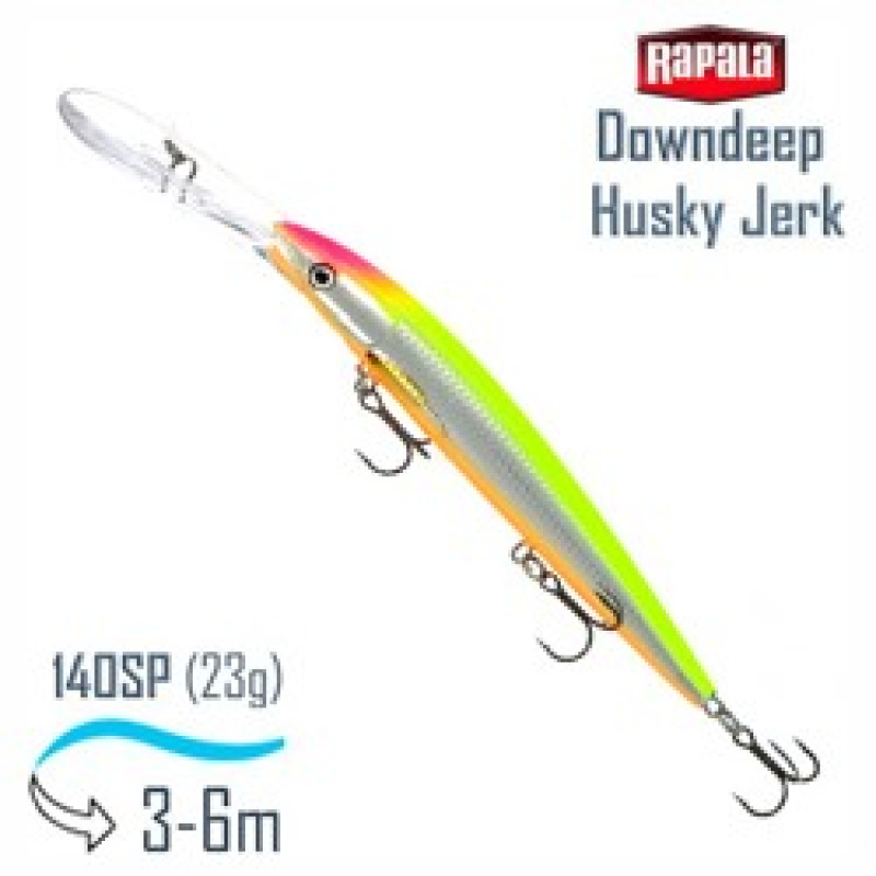 Воблер RAPALA Downdeep Husky Jerk 14 /CLS /суспендер/ 4,4-5,5м, 14см, 23гр. Воблер RAPALA Downdeep Husky Jerk 14 /CLS /суспендер/ 4,4-5,5м, 14см, 23гр.