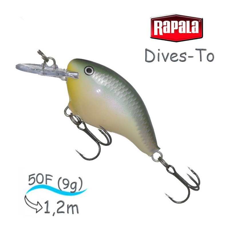 Воблер RAPALA Dives-To 4 /BBH /плавающий/ до 1,2м, 5см, 9гр Воблер RAPALA Dives-To 4 /BBH /плавающий/ до 1,2м, 5см, 9гр