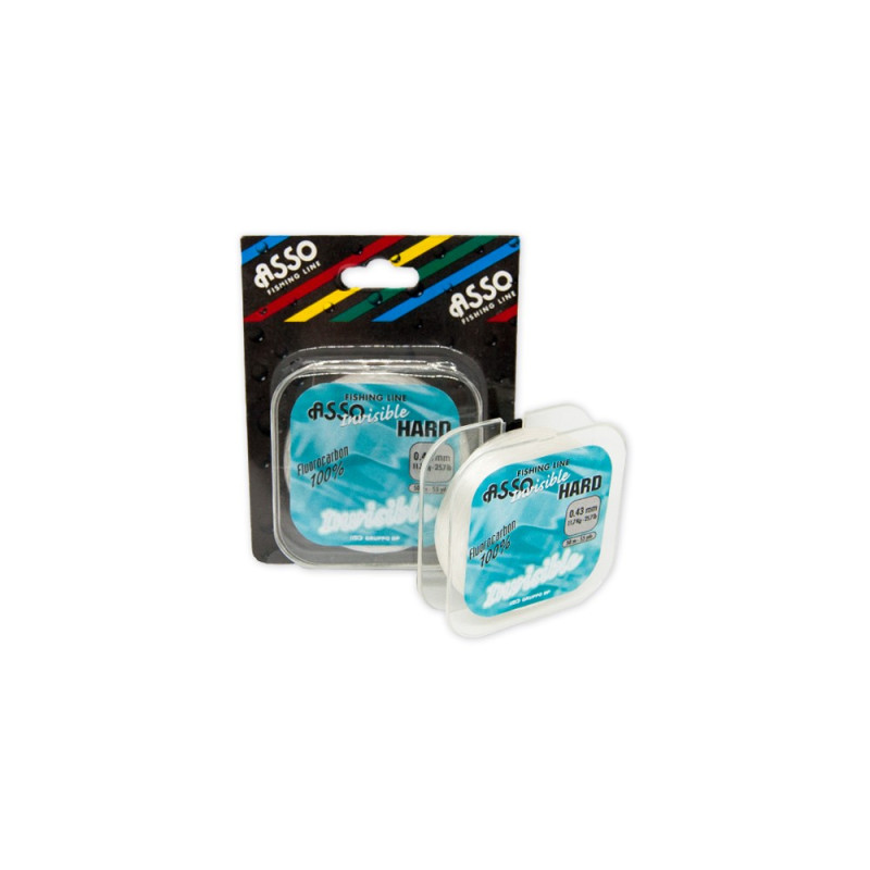 Флюорокарбон ASSO INVISIBLE HARD 100% FLUOROCARBON 50м 0,28мм прозр. Флюорокарбон ASSO INVISIBLE HARD 100% FLUOROCARBON 50м 0,28мм прозр.