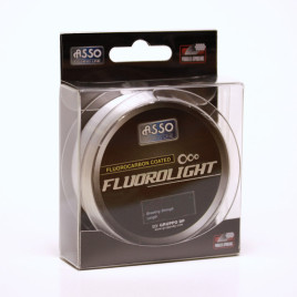 Леска монофильная ASSO FLUOROLIGHT 150м 0,12мм прозр. с покрытием из флюорокарбона