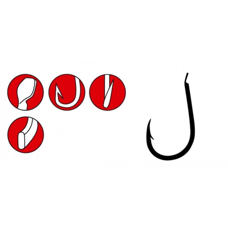 Крючки GAMAKATSU G-SPECIAL CARP B №012/Nickel/10шт Крючки GAMAKATSU G-SPECIAL CARP B №012/Nickel/10шт