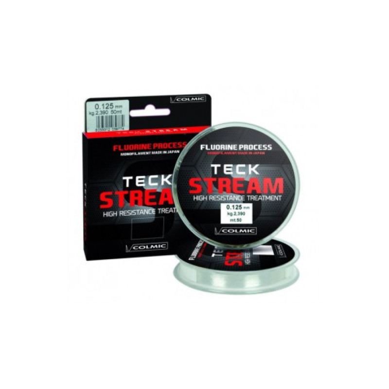 Леска монофильная COLMIC TECK STREAM 50mt - 0,115 Леска монофильная COLMIC TECK STREAM 50mt - 0,115