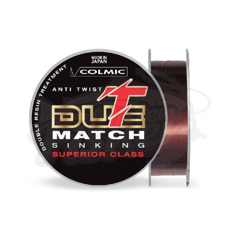 Леска монофильная COLMIC T-DUE SINKING MATCH 150mt - 0,160 (матчевая, тонущая) Леска монофильная COLMIC T-DUE SINKING MATCH 150mt - 0,160 (матчевая, тонущая)