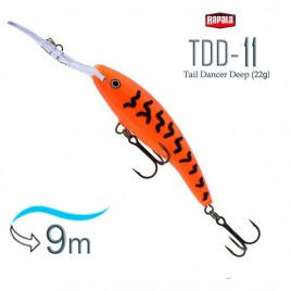 Воблер RAPALA Deep Tail Dancer 11 /OCW /плавающий/ до 9м, 11см, 22гр
