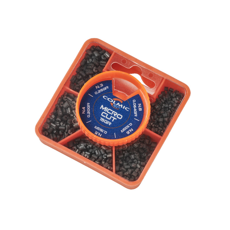 Набор грузил COLMIC MASCOTTE MICRO CUT N. 3-4-5-6-8 Набор грузил COLMIC MASCOTTE MICRO CUT N. 3-4-5-6-8