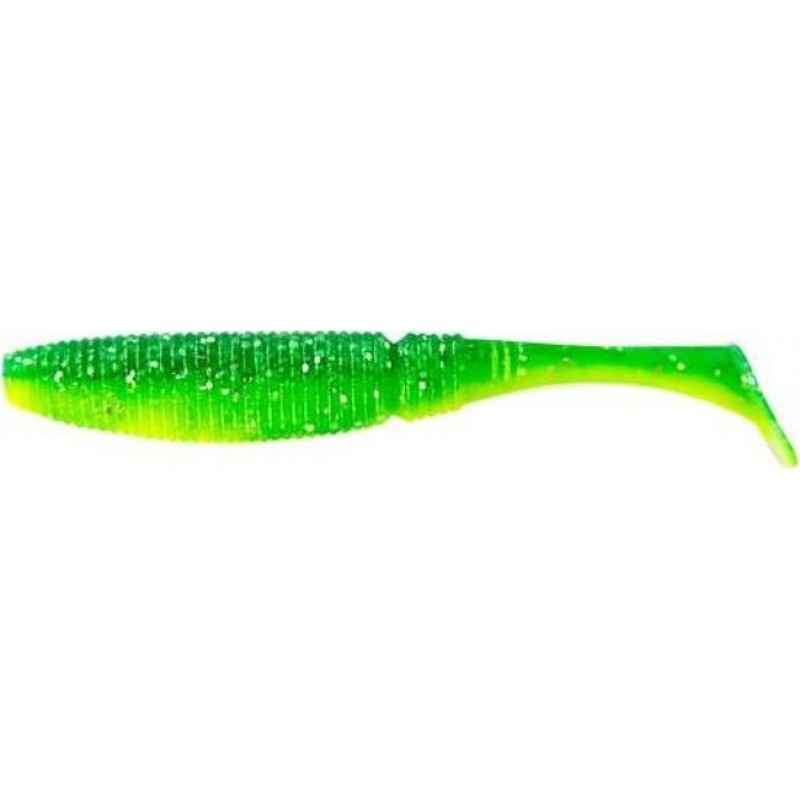 Приманка съедобная ALLVEGA "Power Swim" 13см/3шт/Salad Green Silver Flake Приманка съедобная ALLVEGA "Power Swim" 13см/3шт/Salad Green Silver Flake