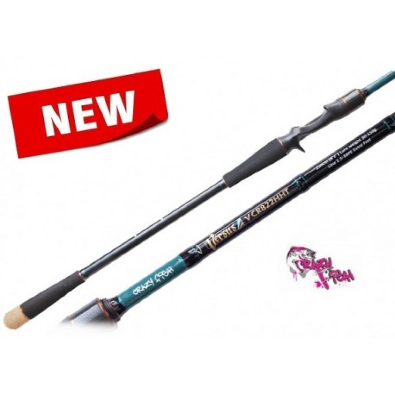 Удилище кастинговое CRAZY FISH Versus Casting 250cm 8'2" 30-150g Удилище кастинговое CRAZY FISH Versus Casting 250cm 8'2" 30-150g