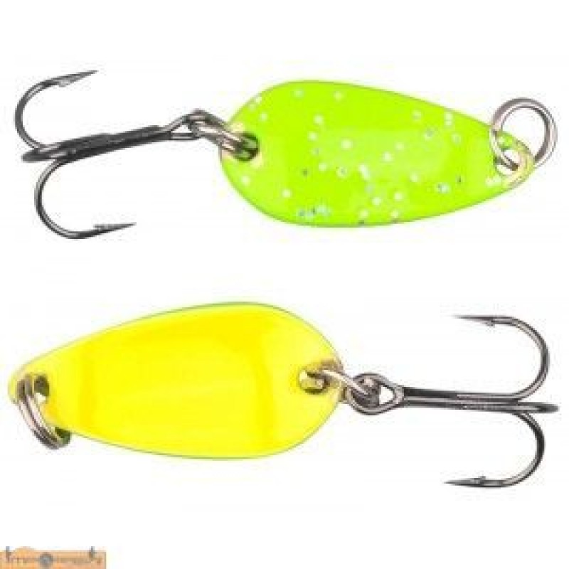 Блесна колеблющаяся SPRO LEAF 1,4гр/2см/GREEN YELLOW